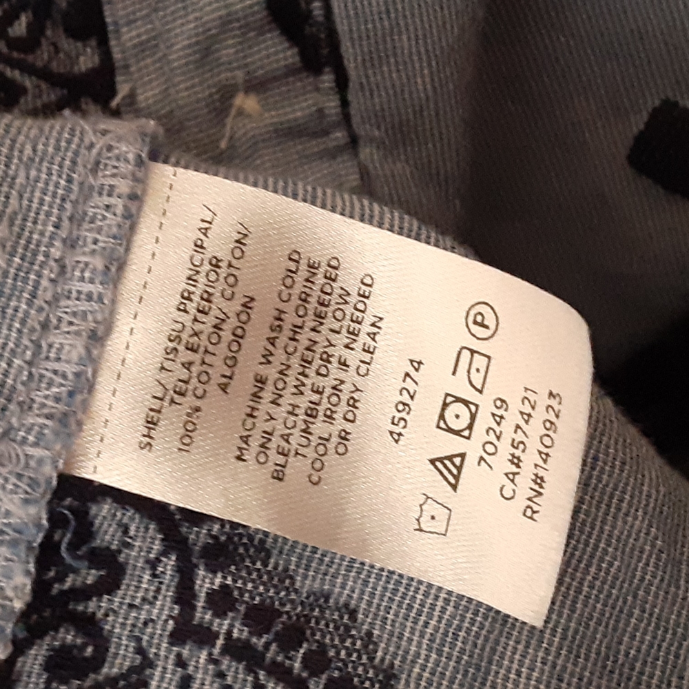 Loft Long Sleeve Printed Button Down Shirt - Picture 7 of 8
